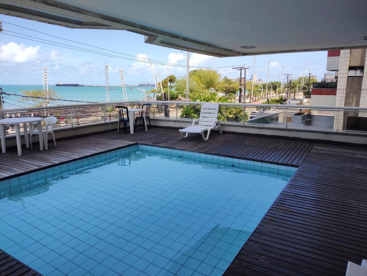 Villa Costeira Flat Vista Mar Praia Beira Mar A Fortaleza Extérieur photo