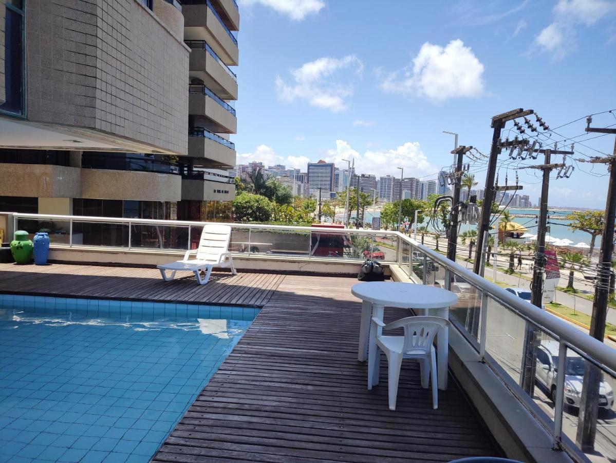 Villa Costeira Flat Vista Mar Praia Beira Mar A Fortaleza Extérieur photo